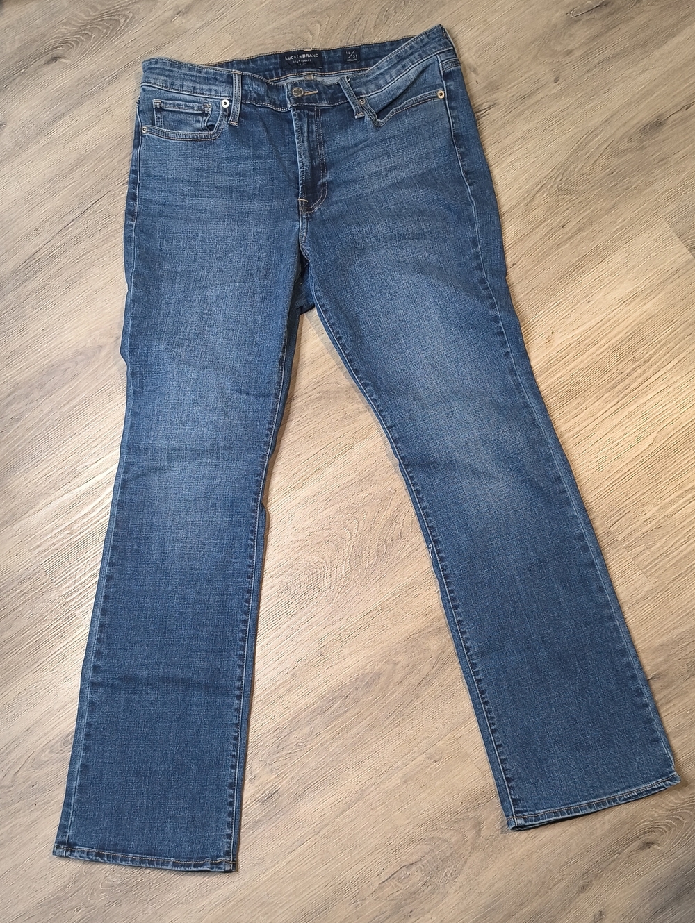 S1226 Sweet Boot Mid Rise Lucky Brand Bootcut Jeans Women's Size 12